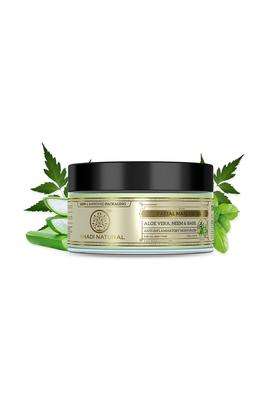 Khadi Natural Aloe Vera Neem & Basil Massage Gel 100 g | Natural Herbal Care | Herbal Face & Body for Skin Care | Lightweight Non Sticky Formula