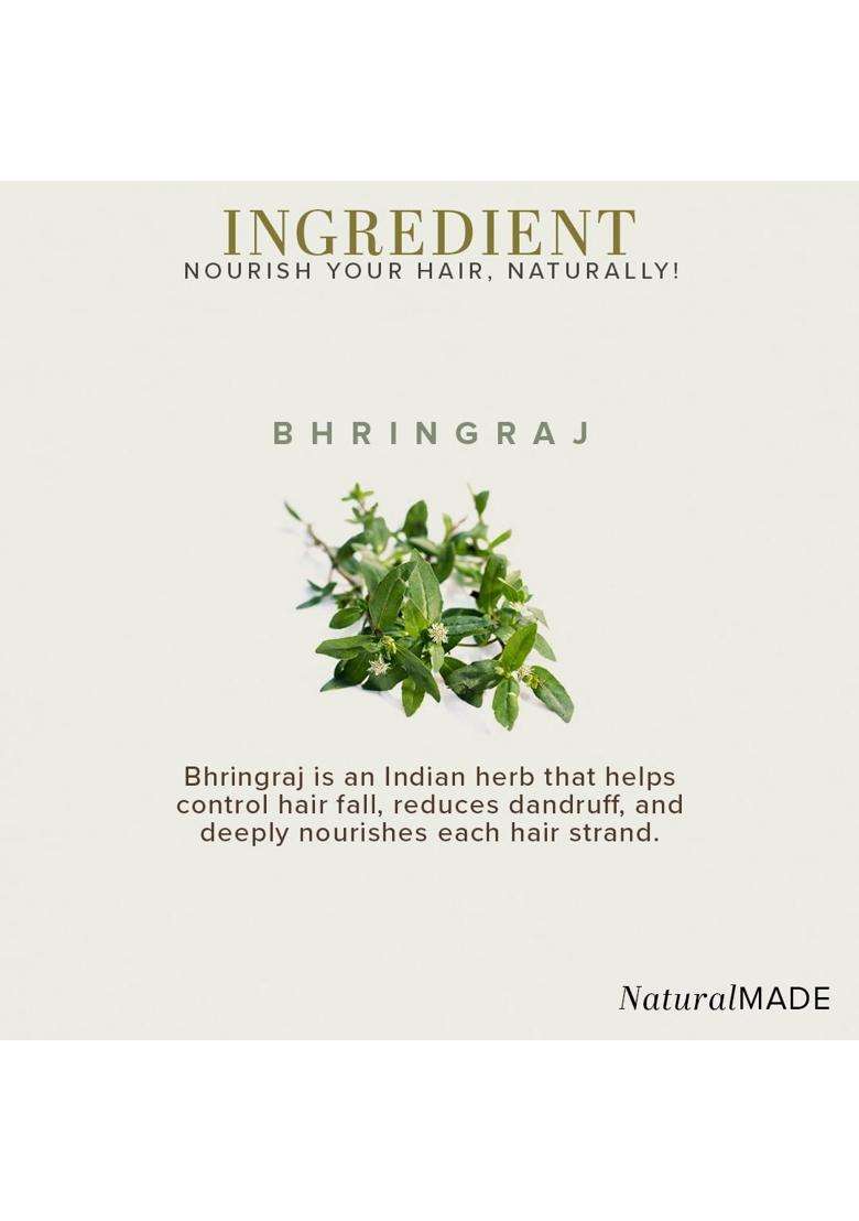 Khadi Natural Bhringraj Hair Oil (210 * 2) (420 ml) (Pack of 2) | Controls Hair Fall | Nourishing Oil For Healthy Hair Growt - Indya