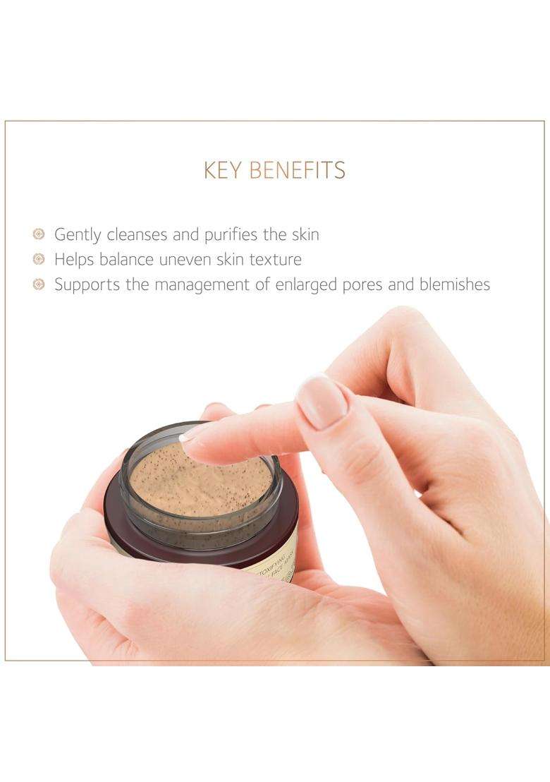 SoulTree Hemp Skin Detoxifying Ayurvedic Clay Face Mask 50g | Authentic Traditional Formula - Indya