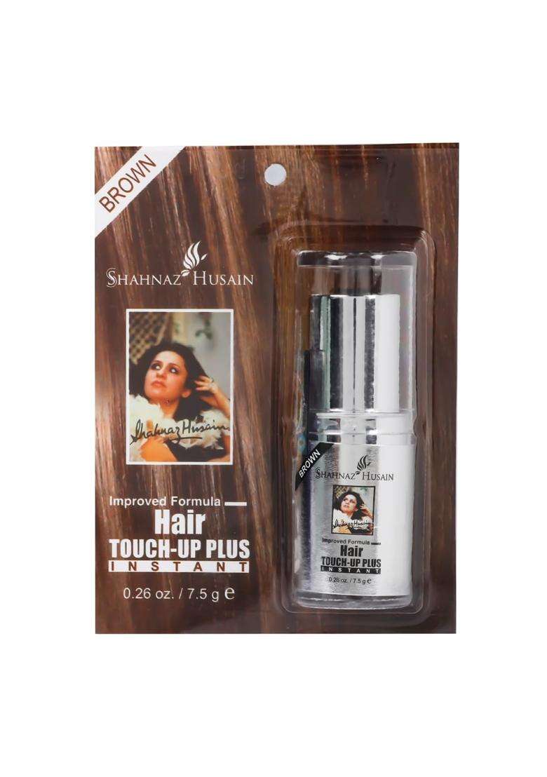 Shahnaz Herbals Instant Hair Touch-Up Plus 7.5g | Root Touch Up | Brown - Indya