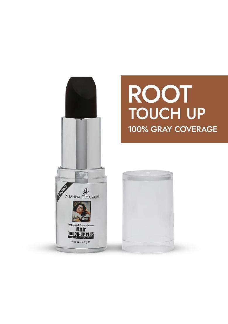 Shahnaz Herbals Instant Hair Touch-Up Plus 7.5g | Root Touch Up | Brown - Indya