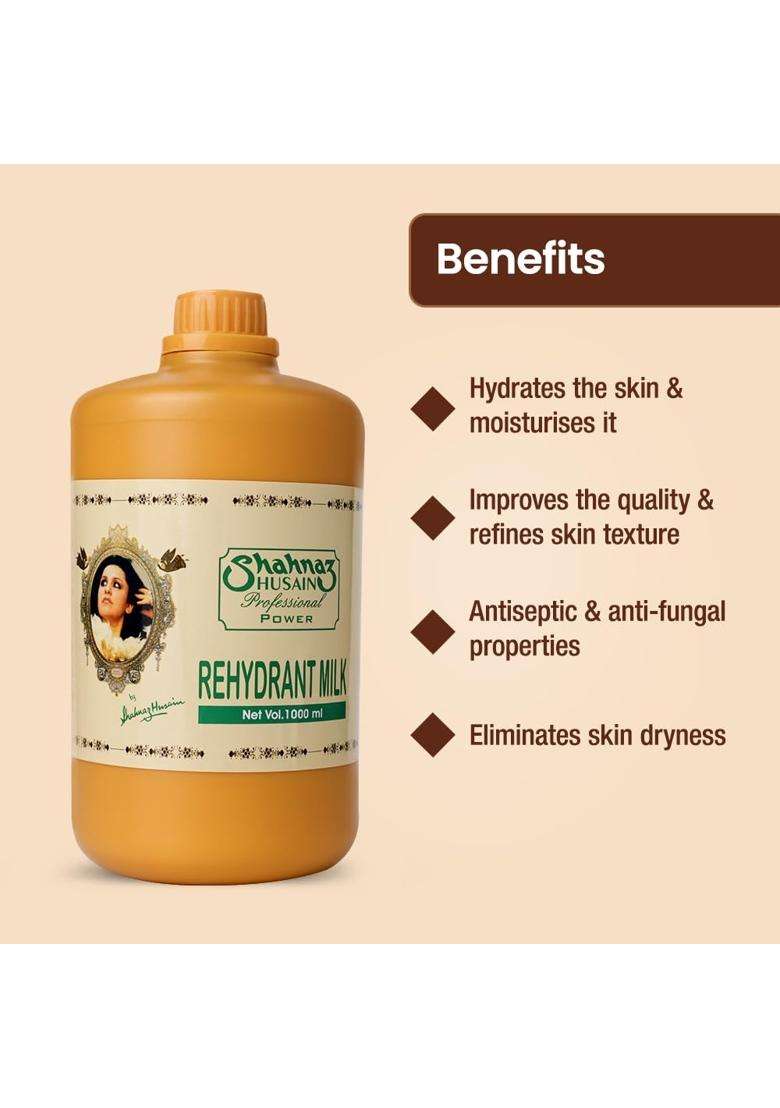 Shahnaz Herbals Professional Power Rehydrant Milk Lotion, 1000 ml - Indya