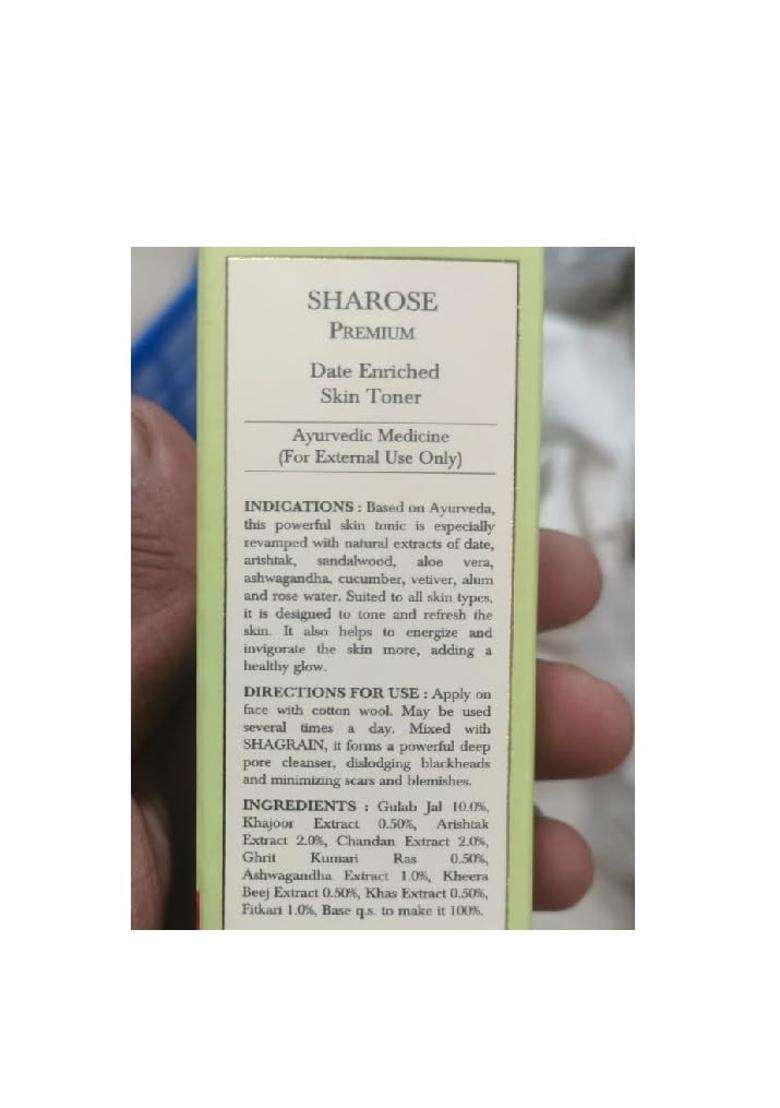 Shahnaz Herbals Sharose Premium Skin Toner 100 ml - Indya