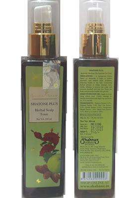 Shahnaz Herbals Shatone Plus Herbal Scalp Tonic 200 ml, Cream | Natural Herbal Care