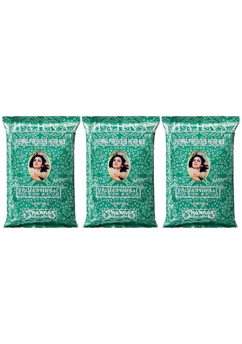 Shahnaz Herbals Henna Precious Herb Mix, 200g (Buy 2 Get 1 Free), Brown - Indya
