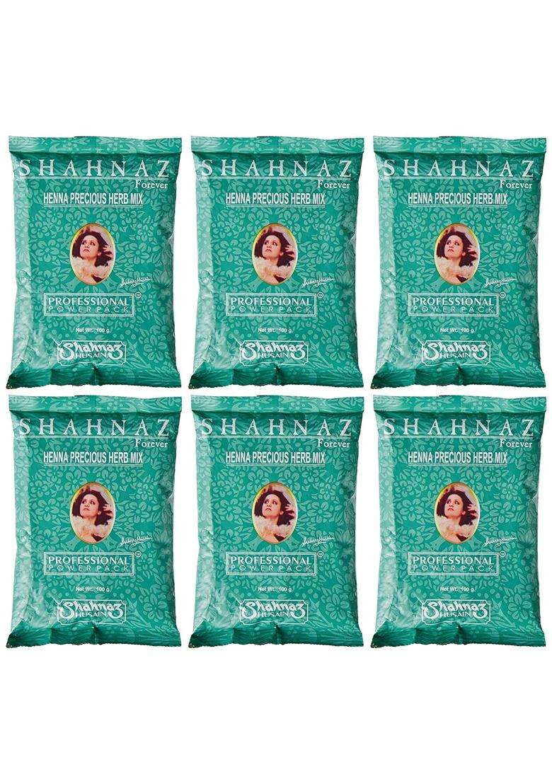 Shahnaz Herbals Henna Precious Herb Mix, 100g (Combo Pack 3), Black (Pack of 2) - Indya