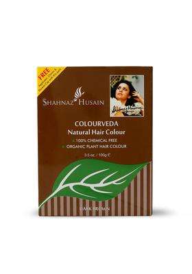 Shahnaz Herbals Vedic Solutions Colourveda Natural Hair Colour 100 g (Dark Brown)