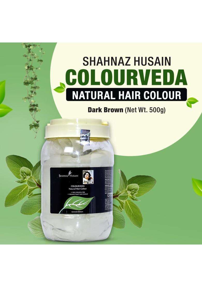 Shahnaz Herbals Natural Hair Color 500g | Henna Powder | herb mix | 100% Chemical Free | Mehandi | Organic Plant Based Hair Colour (500g) - Indya