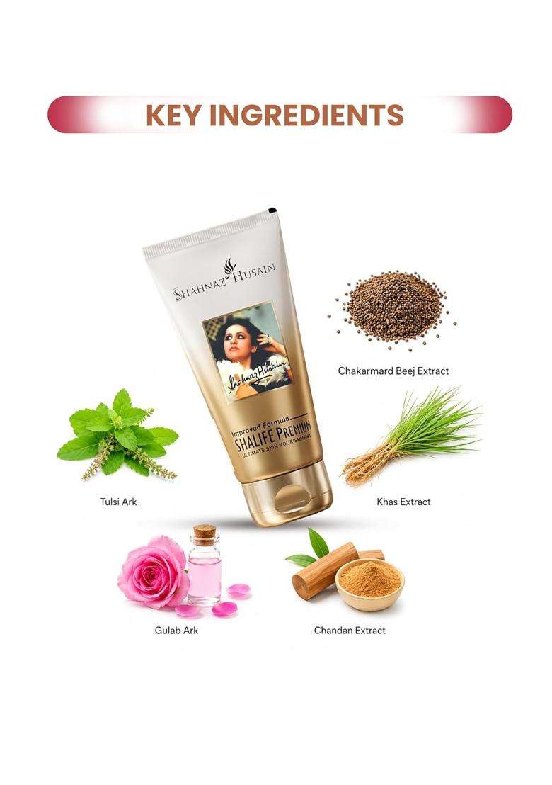 Shahnaz Herbals Shalife Premium Ultimate Skin Nourishment 60g - Indya