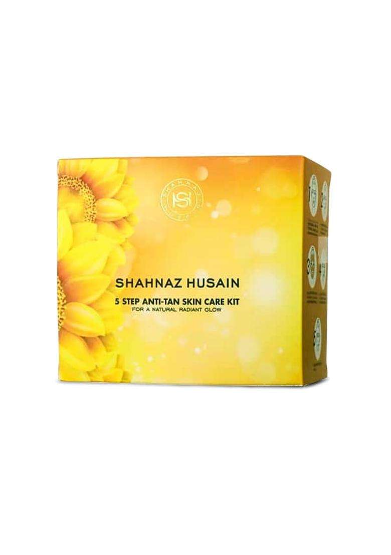 Shahnaz Herbals 5 Step Anti-Tan Skin Care Facial Kit 50g - Indya