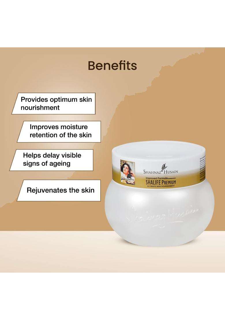 Shahnaz Herbals Shalife Premium Skin Nourishing Cream 175g - Indya