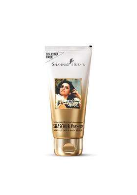 Shahnaz Herbals Shascrub Premium 40g+10g Free | Walnut Face and Body Scrub