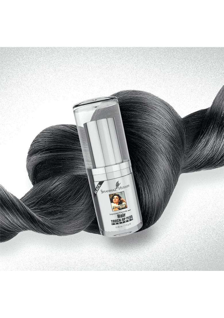 Shahnaz Herbals Instant Hair Touch-Up Plus 7.50g (Pack of 2) | Root Touch-Up | Black - Indya