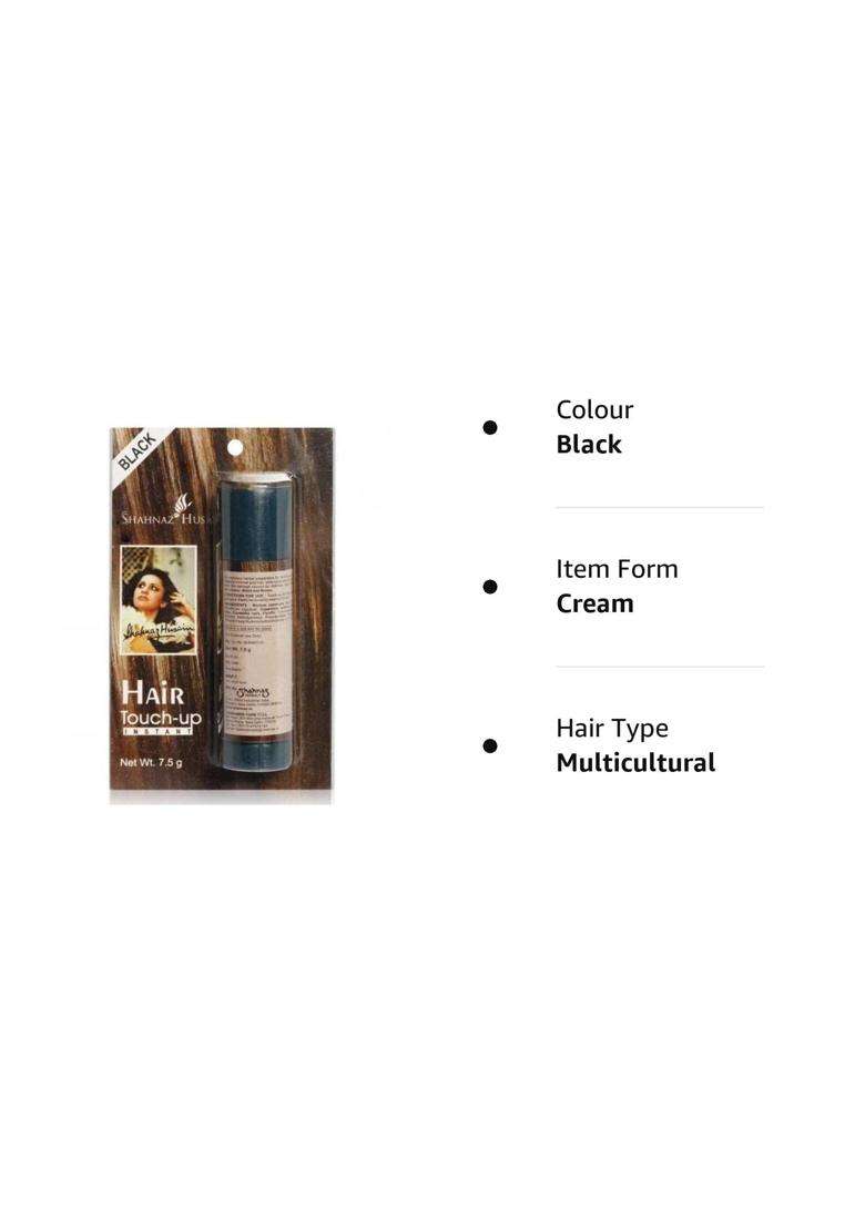 Shahnaz Herbals Instant Hair Touch-Up Plus 7.50g (Pack of 2) | Root Touch-Up | Black - Indya