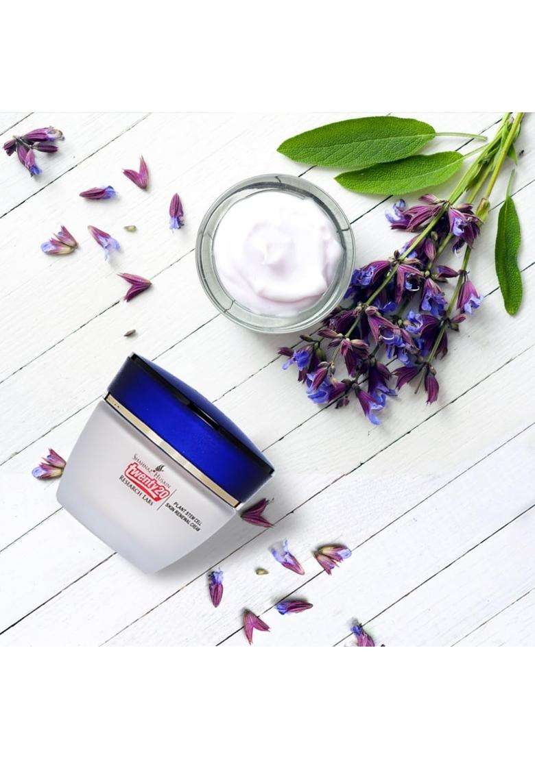 Shahnaz Herbals Vedic Solutions Plant Stem Cell Skin Renewal Cream, 50g - Indya