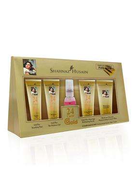 Shahnaz Herbals Gold Facial Kit (Mini), 40g+15 ml, 5 Count (C2I_INV_B00F92PSFG_R)