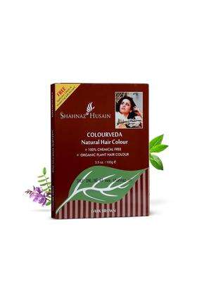 Shahnaz Herbals Colourveda 100g | Natural Hair Colour | 100% Chemical Free | Dark Brown