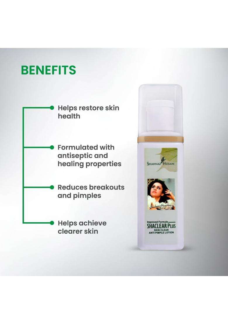 Shahnaz Herbals Shaclear Plus Skin Clear Anti-Pimple Lotion 100 ml - Indya