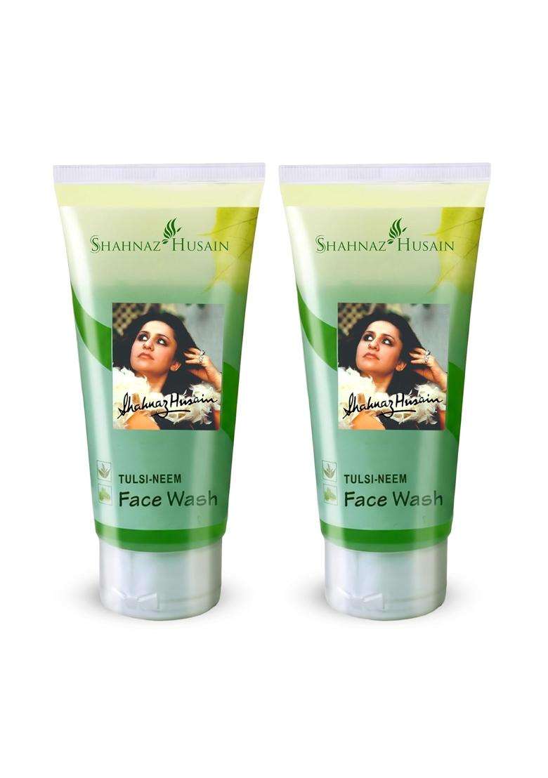Shahnaz Herbals Tulsi Neem Face Wash 50g (Pack of 2) - Indya