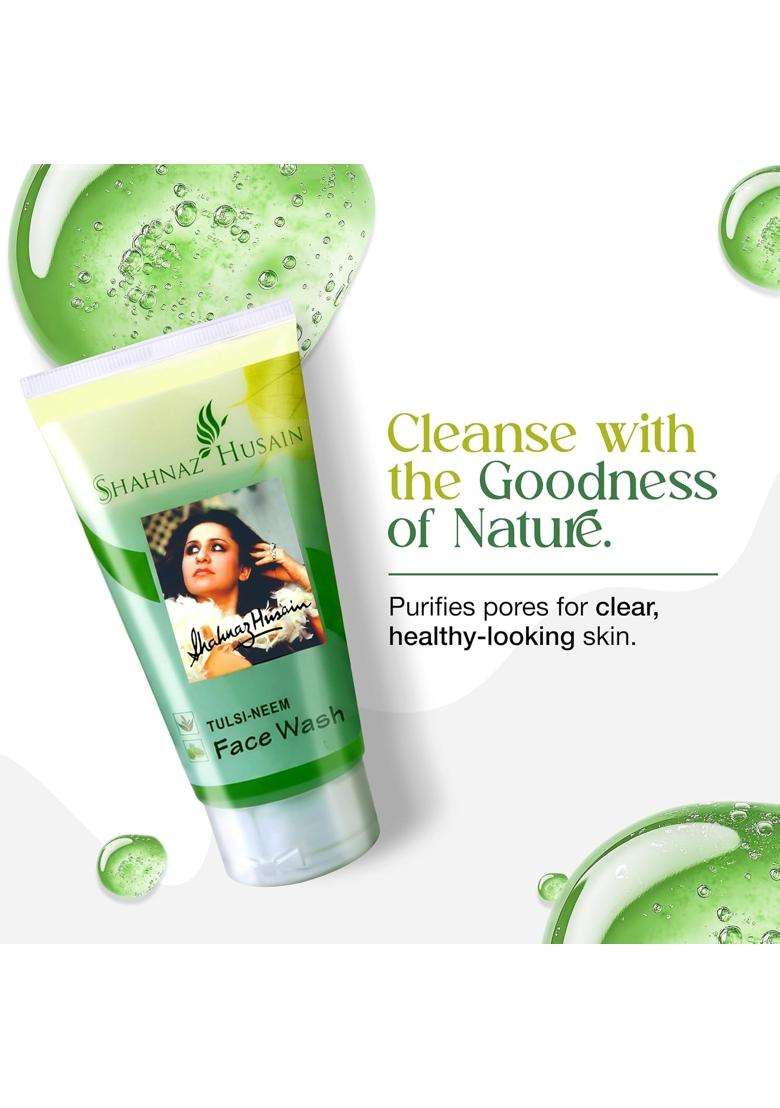 Shahnaz Herbals Tulsi Neem Face Wash, 150g - Indya