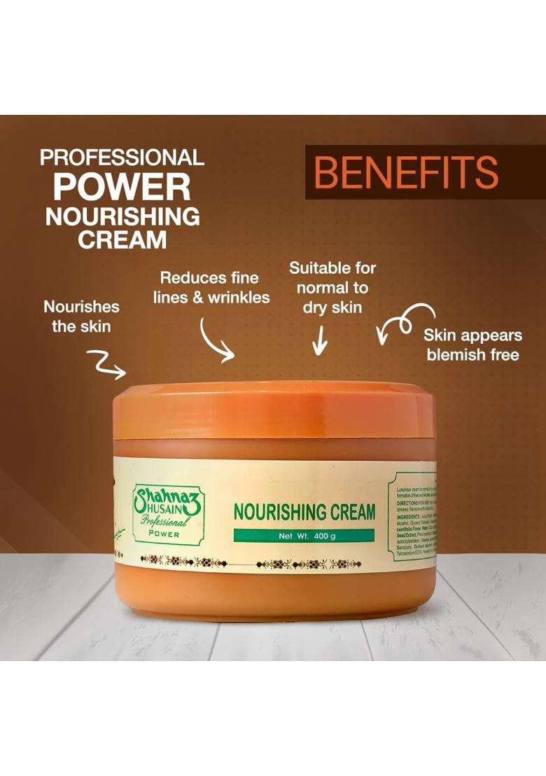 Shahnaz Herbals Professional Power Nourishing Cream, Blueberry, 400 g - Indya