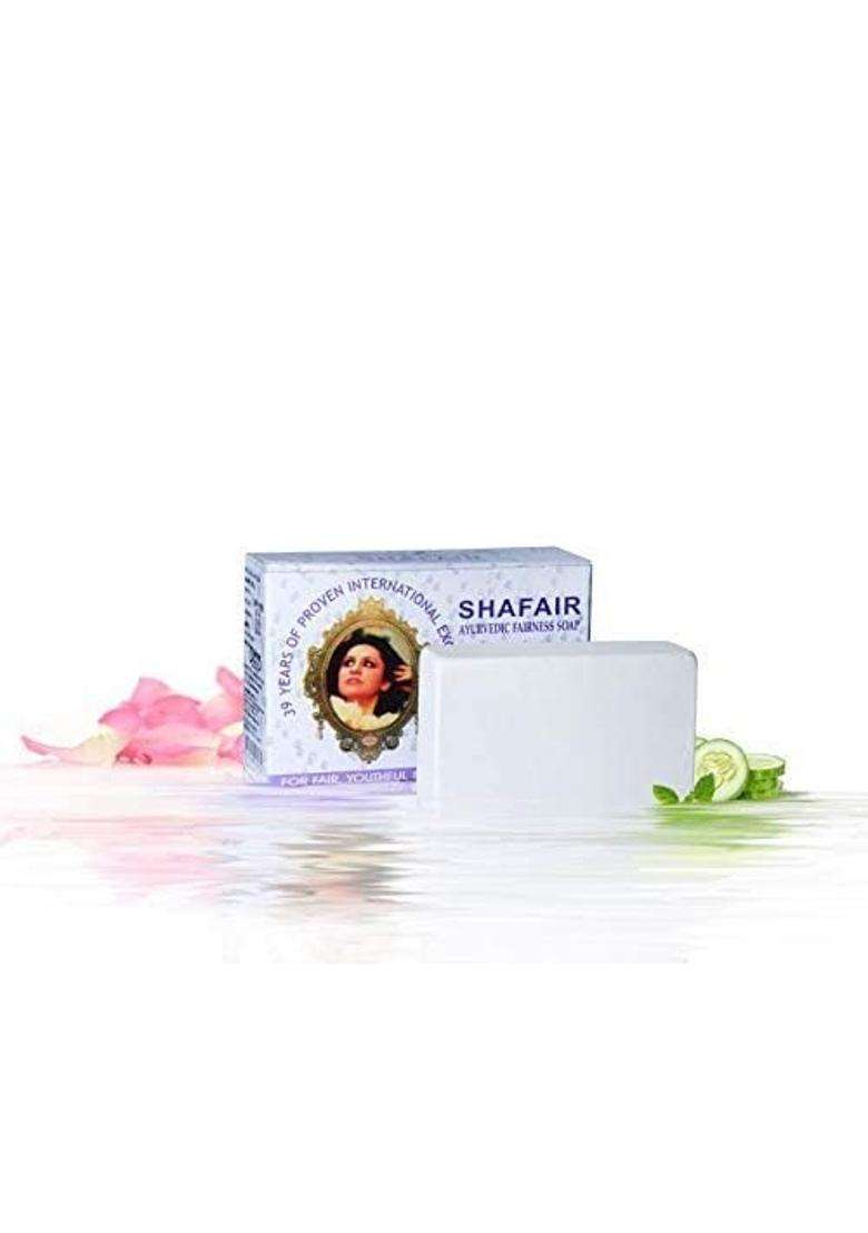 Shahnaz Herbals Shafair Ayurvedic Fairness Soap, 100 g (Pack of 4) | Authentic Traditional Formula - Indya