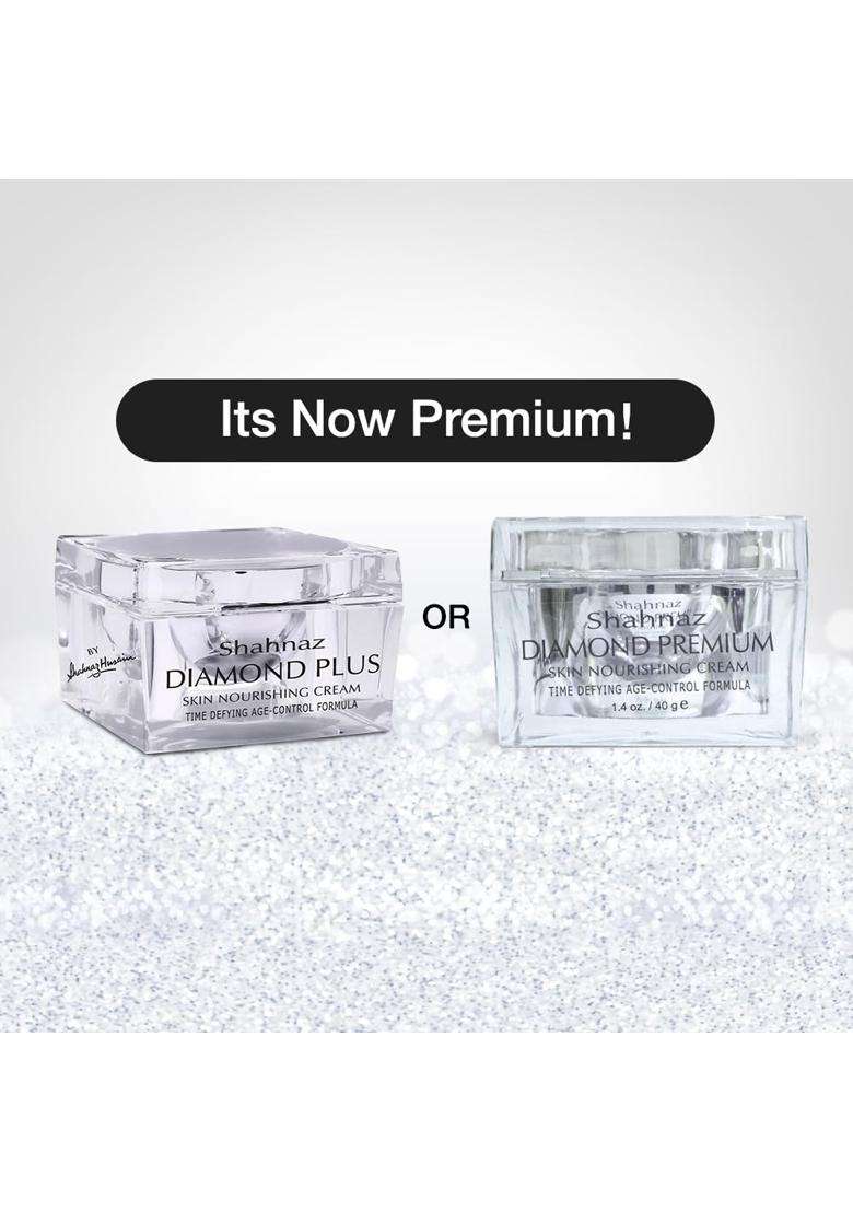 Shahnaz Herbals Diamond Premium 40g | Skin Nourishing Cream | Nourishes & Rejuvenate The Skin Powerfully - Indya