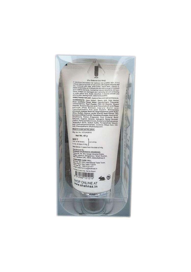 Shahnaz Herbals Precious Pearl White Plus Naturally Whitening Rehydrant Moisturiser Lotion, 40 g - Indya
