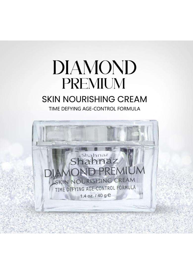 Shahnaz Herbals Diamond Premium Skin Nourishing Cream 40g - Indya