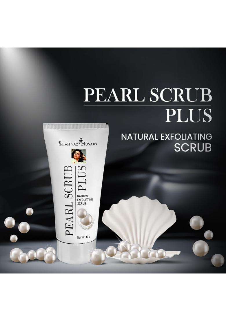Shahnaz Herbals Pearl Scrub Plus (Natural Exfoliating Scrub) 40g - Indya