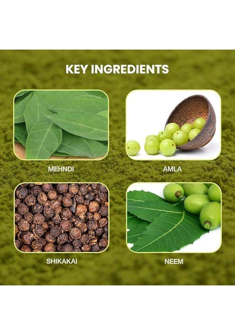 Shahnaz Herbals Natural Mehendi, 100g | Green - Indya