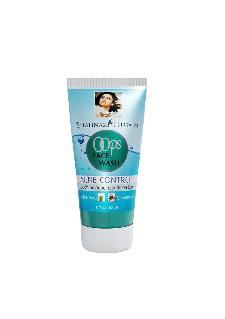 Shahnaz Herbals Oops Face Wash 50g x 3 | Acne Control | Tough On Acne | Gentle On Skin - Indya