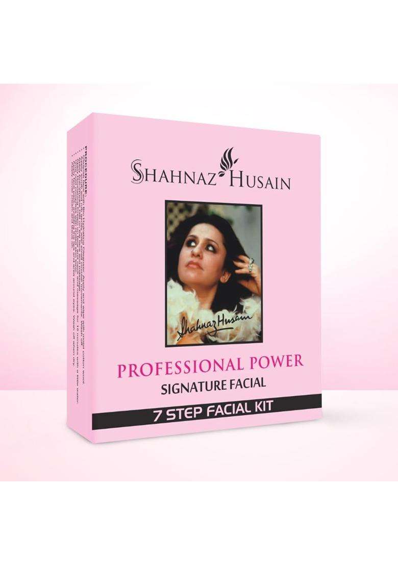 Shahnaz Herbals Shahnaz Professional Power 48 g | 7 Step Facial Kit (Signature Facial) - Indya