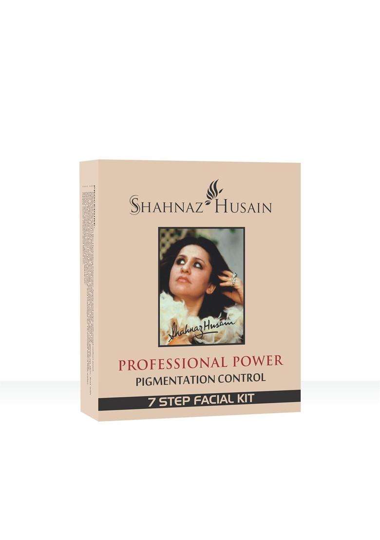 Shahnaz Herbals Shahnaz Professional Power 27.5 g (Pack of 2) | 7 Step Facial Kit (Pigmentation Control) - Indya