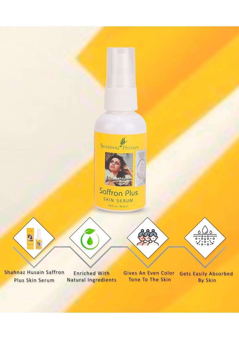 Shahnaz Herbals Vedic Solutions Saffron Skin Serum, Cream, 50 g - Indya
