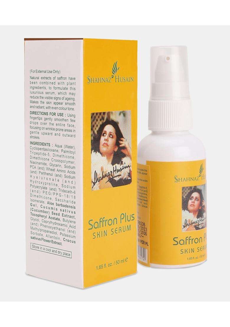 Shahnaz Herbals Vedic Solutions Saffron Skin Serum, Cream, 50 g - Indya