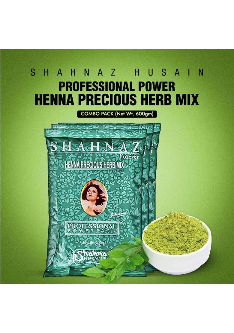 Shahnaz Herbals 200Grm Natural Henna (600 g) - Indya