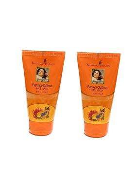 Shahnaz Herbals Papaya-Saffron Face Wash 50g. (Pack of 2)