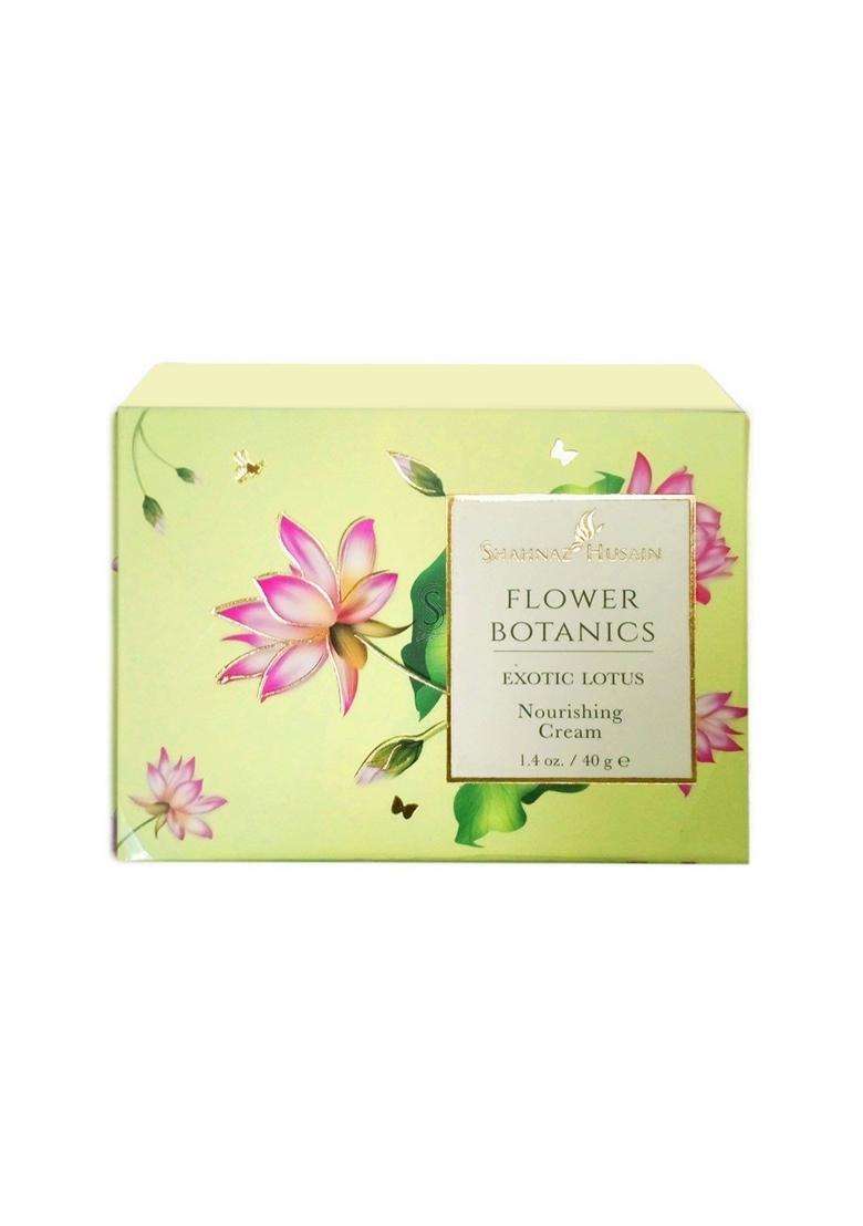 Shahnaz Herbals Flower Botanics Exotic Lotus Nourishing Cream, 40 g - Indya
