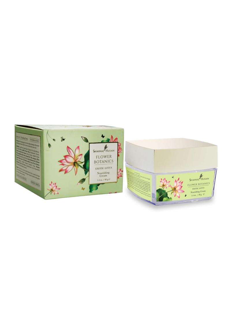 Shahnaz Herbals Flower Botanics Exotic Lotus Nourishing cream (40g) - Indya