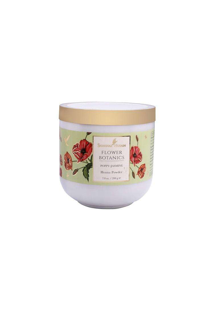 Shahnaz Herbals Flower Botanics 200g | Poppy-Jasmine Henna Powder - Indya