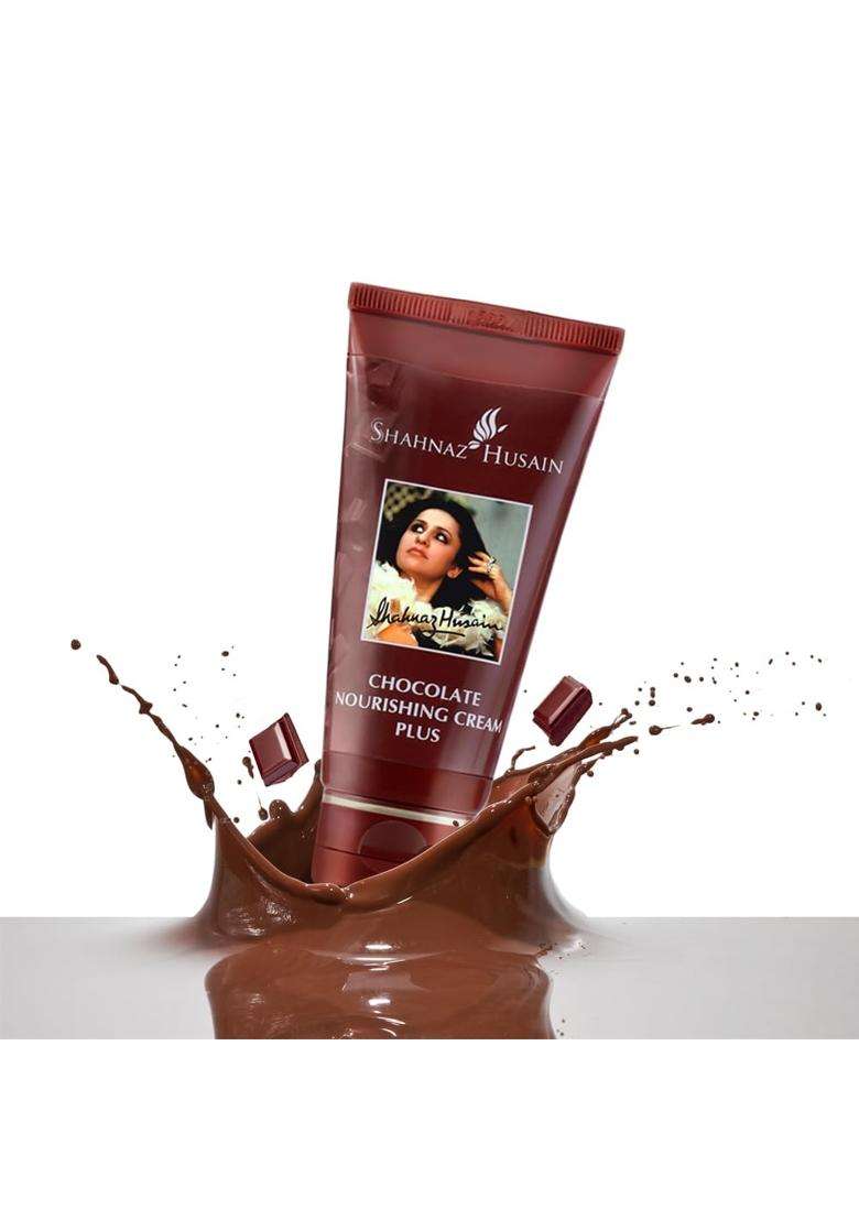 Shahnaz Herbals Vedic Solutions Chocolate Nourishing Cream Plus, 50g - Indya