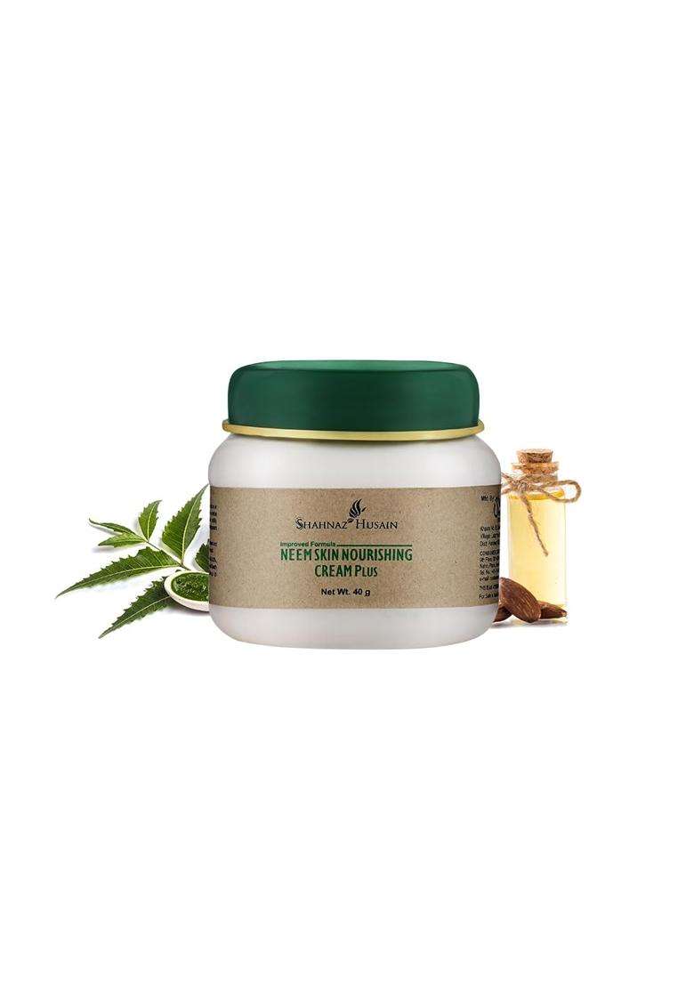 Shahnaz Herbals Vedic Solutions Neem Skin Nourishing Cream Plus, 40 g - Indya
