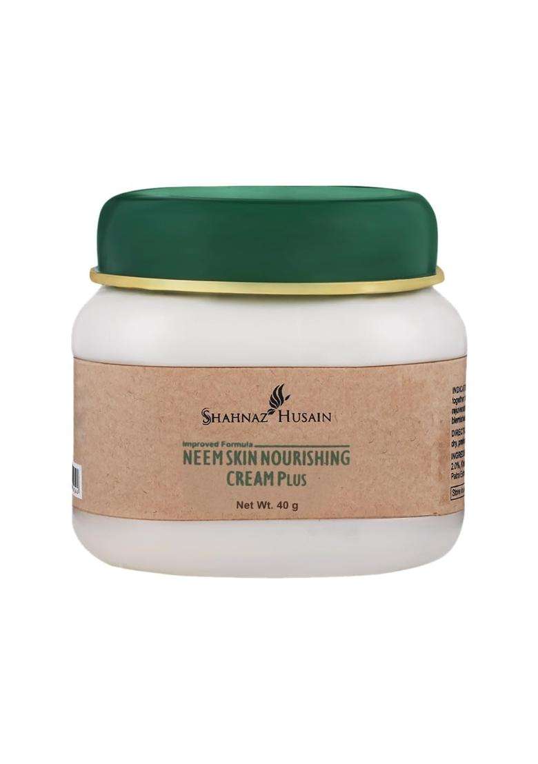 Shahnaz Herbals Vedic Solutions Neem Skin Nourishing Cream Plus, 40 g - Indya
