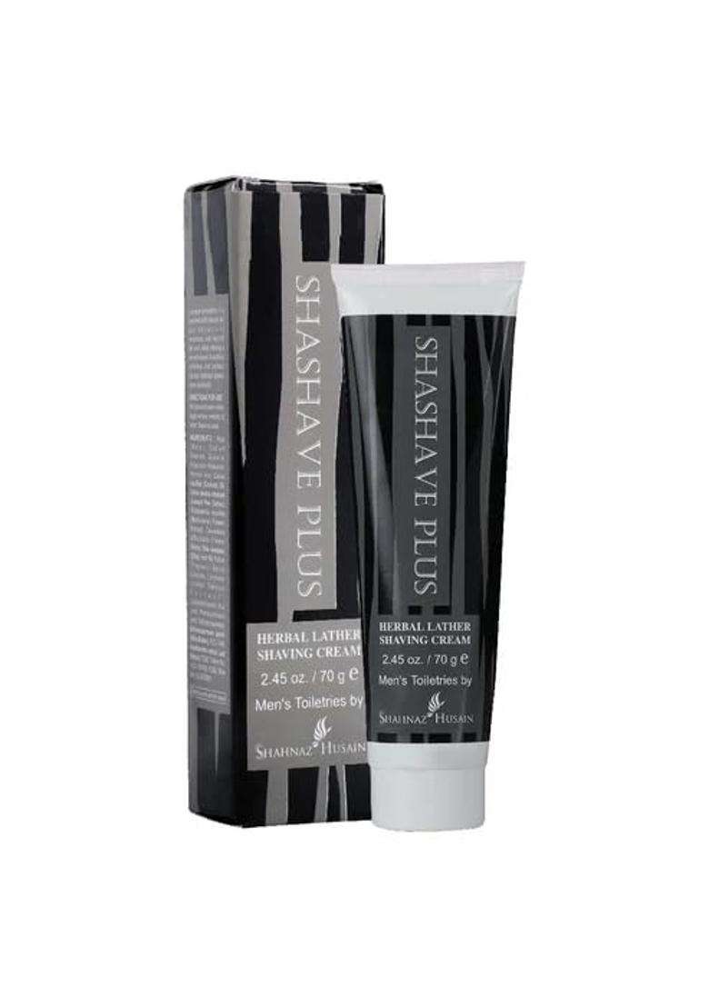 Shahnaz Herbals Shashave Plus 70g | Natural Herbal Care | Herbal Lather Shaving Cream - Indya