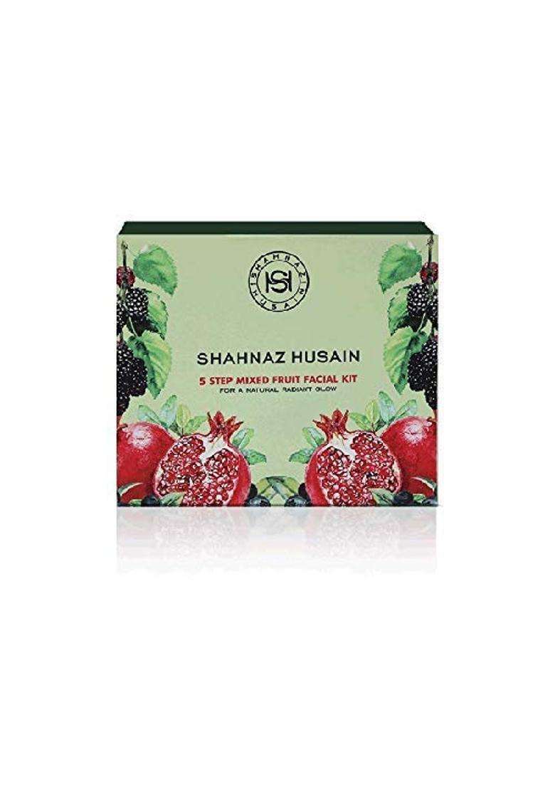 Shahnaz Herbals 5 Step Mixed Fruit Facial KIT With Fairone Natural Fairness Cream - Indya