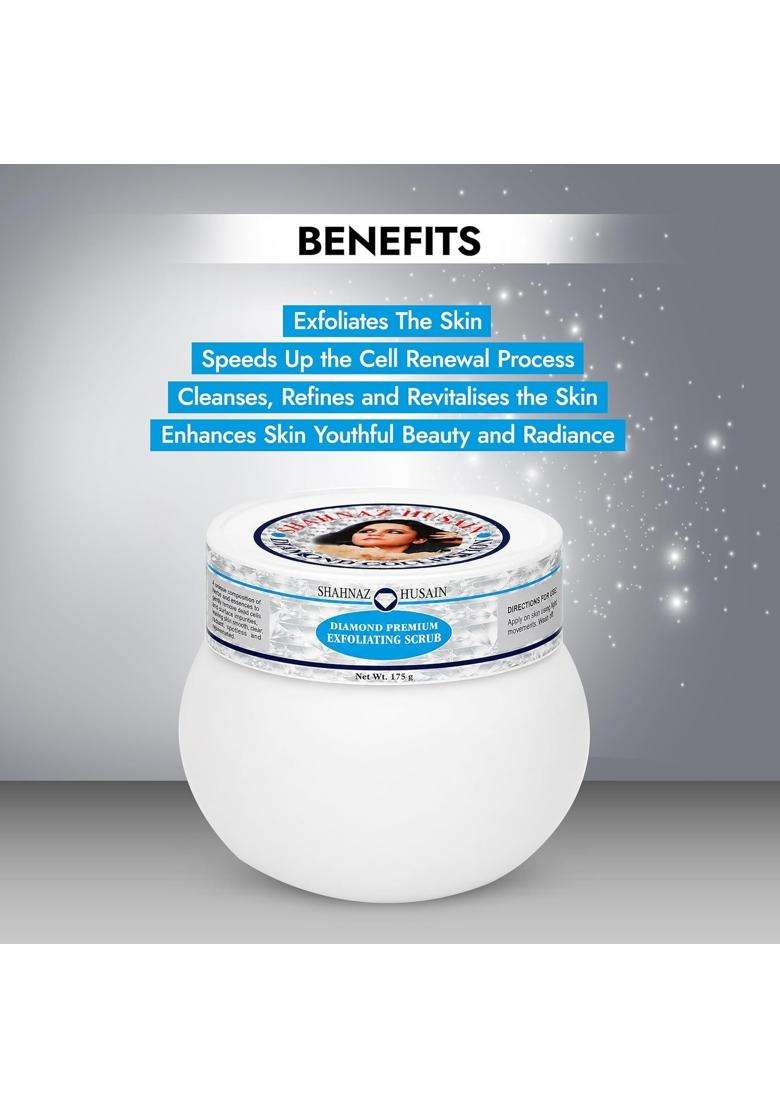 Shahnaz Herbals Diamond Premium Exfoliating Scrub 175g - Indya