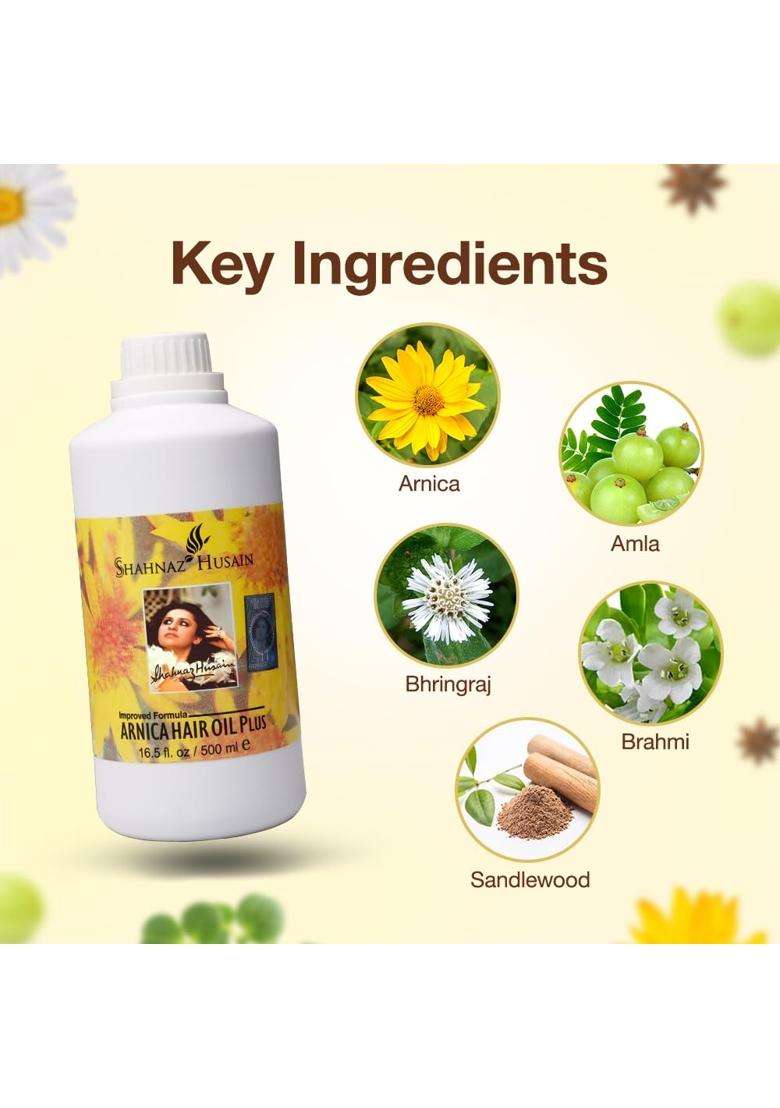 Shahnaz Herbals Arnica Hair Oil 500 ml - Indya