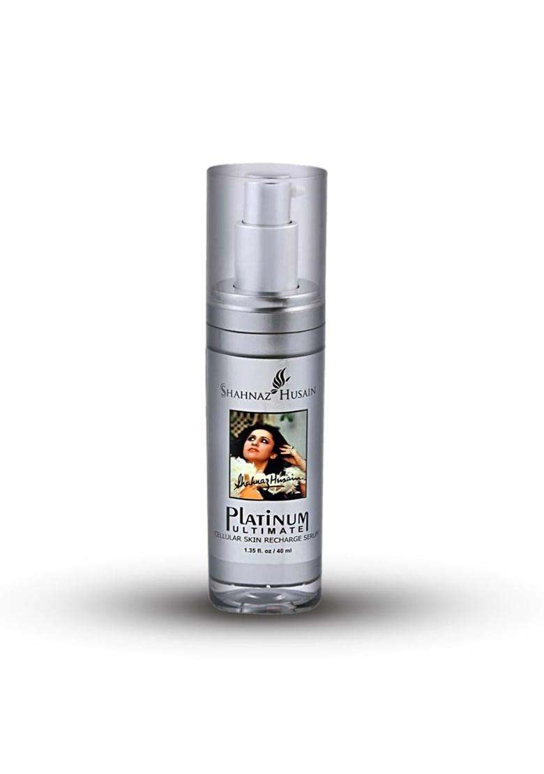 Shahnaz Herbals Platinum Ultimate 40 ml | Cellular Skin Recharge Serum | Firm, Smooth, Youthful & Radiant Skin - Indya