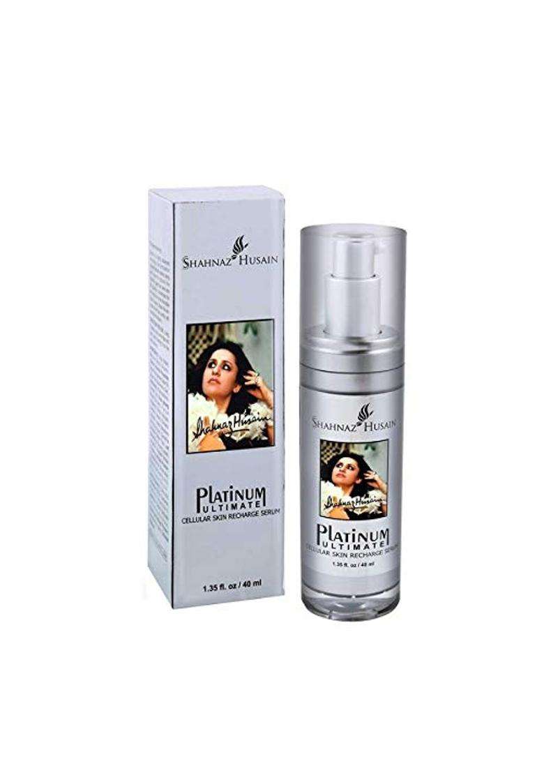 Shahnaz Herbals Platinum Ultimate 40 ml | Cellular Skin Recharge Serum | Firm, Smooth, Youthful & Radiant Skin - Indya